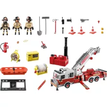 Playmobil 70935 Óriás amerikai létrás tűzoltóautó vízágyúval