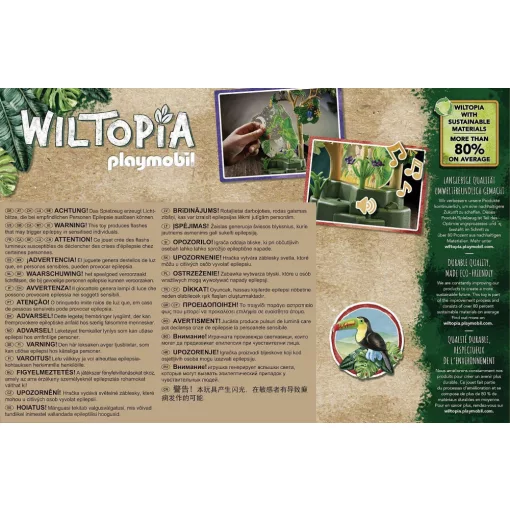 Playmobil 71009 Wiltopia - Esőerdő éjjeli fény