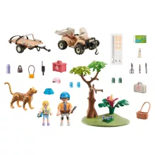 Playmobil 71011 Wiltopia - Állatmentő quad jaguárral