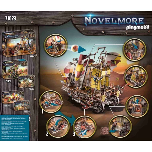 Playmobil 71023 Novelmore - Vitorlás homokvihartörő hajó