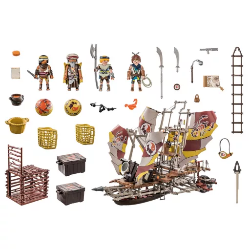 Playmobil 71023 Novelmore - Vitorlás homokvihartörő hajó