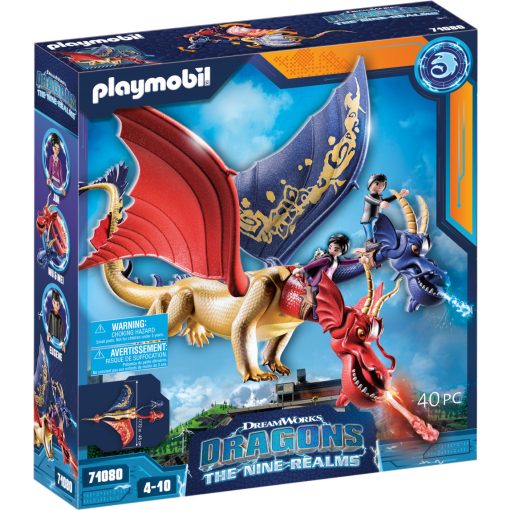 Playmobil 71080 Dragons: The Nine Realms - Wu és Wei Junnal és Eugene-vel