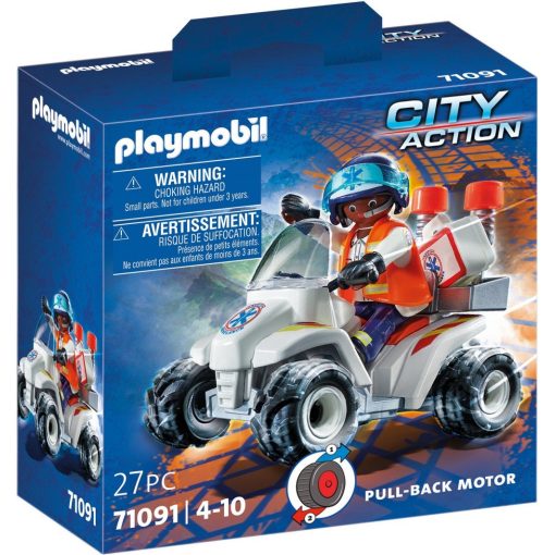Playmobil 71091 Hátrahúzós mentő quad