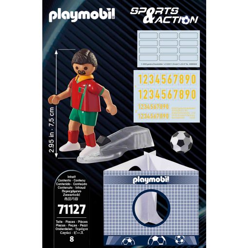 Playmobil 71127 Portugál válogatott focista