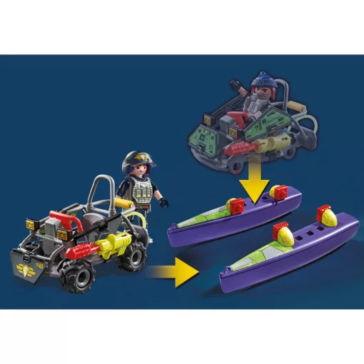 Playmobil 71147 TEK kommandósok kétéltű autója
