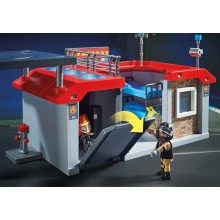Playmobil 71193 Hordozható tűzoltóság motorral