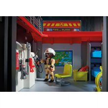 Playmobil 71193 Hordozható tűzoltóság motorral