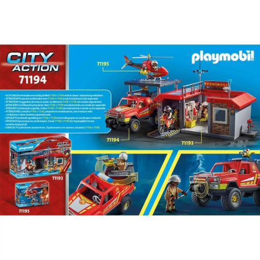 Playmobil 71194 Tűzoltóautó fecskendővel