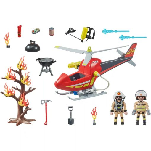 Playmobil 71195 Tűzoltósági helikopter vízágyúval