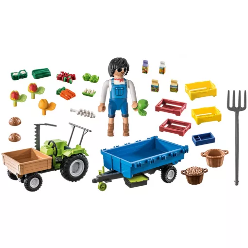 Playmobil 71249 Traktor utánfutóval