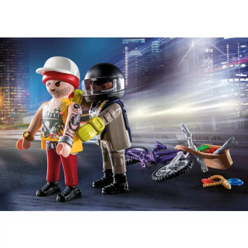 Playmobil 71255 Mortoros rendőr és ékszertolvaj