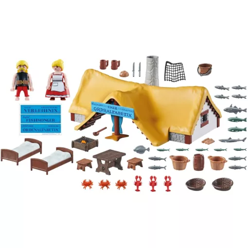 Playmobil 71266 Asterix és Obelix - Analfabetix kunyhója
