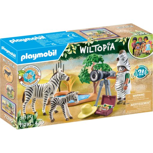 Playmobil 71295 Wiltopia - Állatfotózás zebrákkal