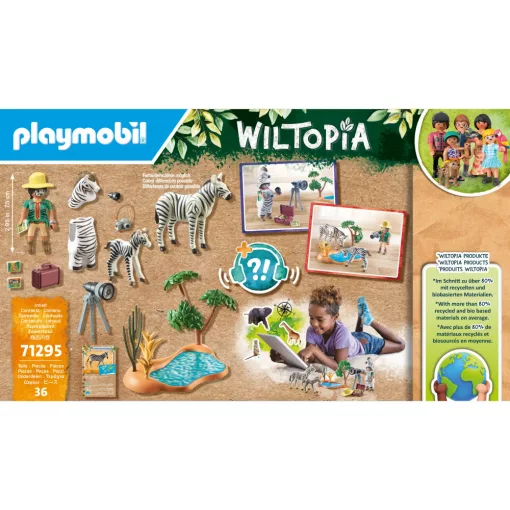 Playmobil 71295 Wiltopia - Állatfotózás zebrákkal