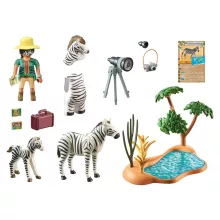 Playmobil 71295 Wiltopia - Állatfotózás zebrákkal