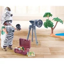 Playmobil 71295 Wiltopia - Állatfotózás zebrákkal