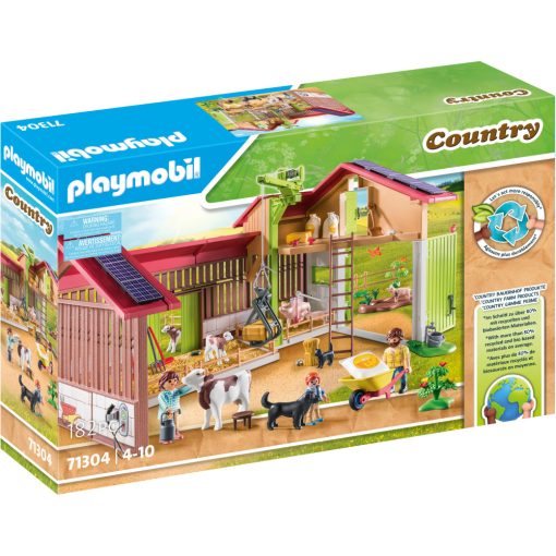 Playmobil 71304 Nagy farm háziállatokkal és daruval