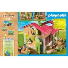 Playmobil 71304 Nagy farm háziállatokkal és daruval