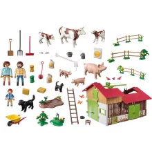 Playmobil 71304 Nagy farm háziállatokkal és daruval