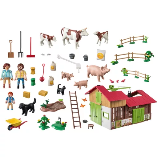 Playmobil 71304 Nagy farm háziállatokkal és daruval