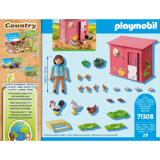 Playmobil 71308 Tyúkól csibékkel
