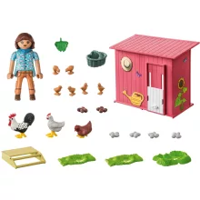 Playmobil 71308 Tyúkól csibékkel