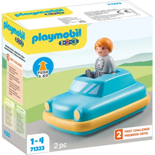 Playmobil 71323 1.2.3 Lendkerekes autó