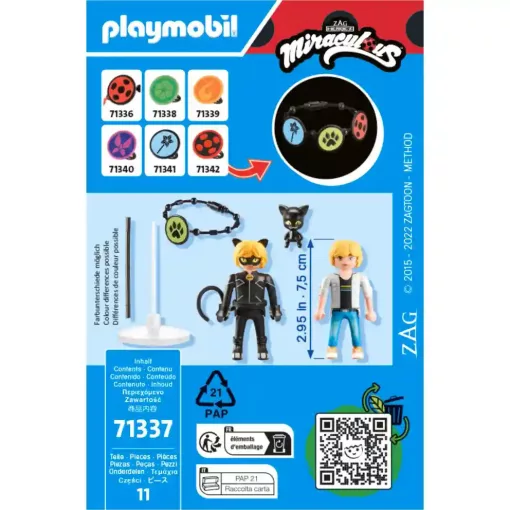 Playmobil 71337 Miraculous: Adrien és Fekete Macska
