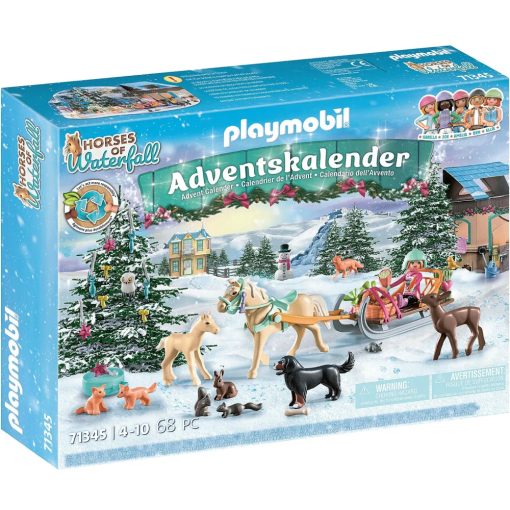 Playmobil 71345 Karácsony - Horses of Waterfall adventi kalendárium, naptár - Karácsonyi szánkózás