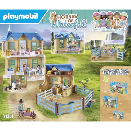Playmobil 71351 Horses of Waterfall - Lovarda (csomagolássérült)