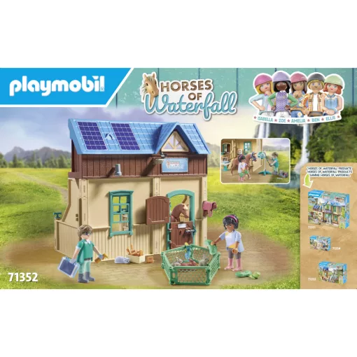 Playmobil 71352 Horses of Waterfall - Állatorvosi rendelő lóterapeutával