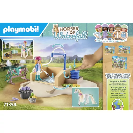 Playmobil 71354 Horses of Waterfall - Isabella és Lioness lómosóval