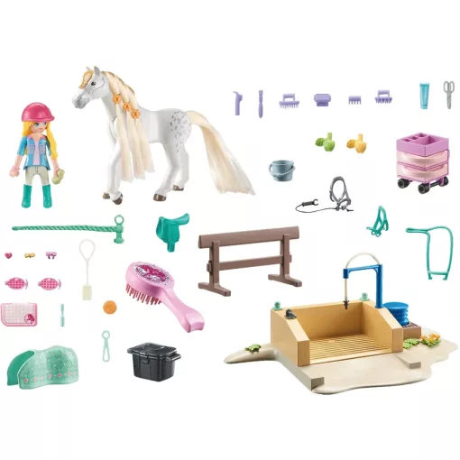 Playmobil 71354 Horses of Waterfall - Isabella és Lioness lómosóval