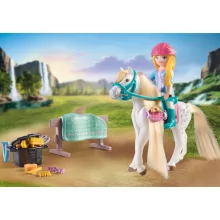 Playmobil 71354 Horses of Waterfall - Isabella és Lioness lómosóval