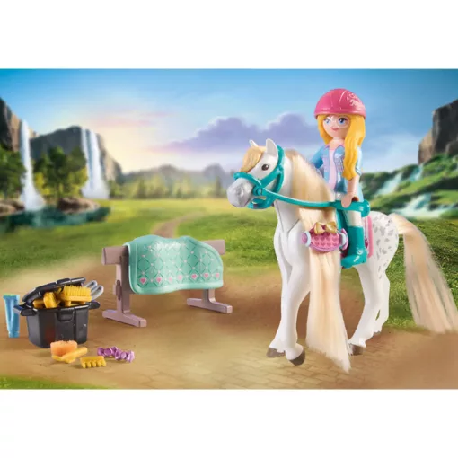 Playmobil 71354 Horses of Waterfall - Isabella és Lioness lómosóval