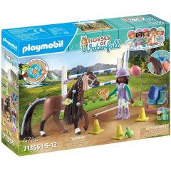   Playmobil 71355 Horses of Waterfall - Zoe és Blaze ugratópályával