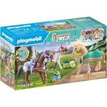 Playmobil 71356 Horses of Waterfall - Morgan, Quarter és Shagya lovak