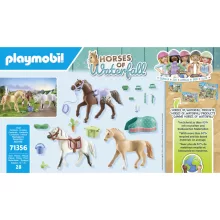 Playmobil 71356 Horses of Waterfall - Morgan, Quarter és Shagya lovak