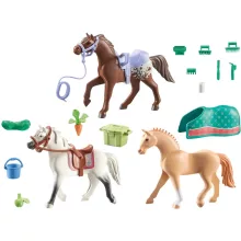 Playmobil 71356 Horses of Waterfall - Morgan, Quarter és Shagya lovak