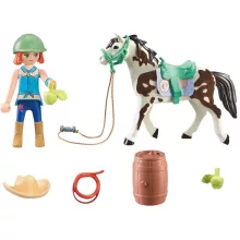 Playmobil 71358 Horses of Waterfall - Ellie és Sawdust western lovasgyakorlatai
