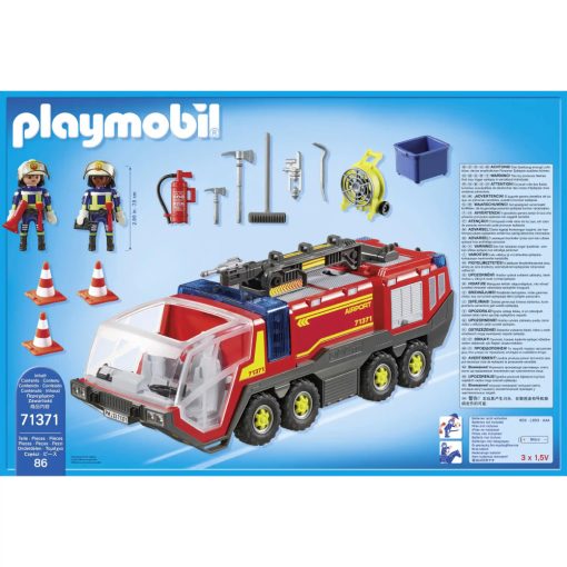 Playmobil 71371 Reptéri tűzoltóautó fénnyel és hanggal