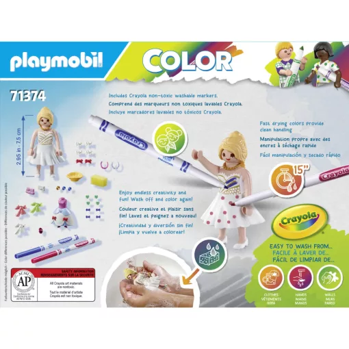 Playmobil 71374 Color - Divattervező színező filctollal