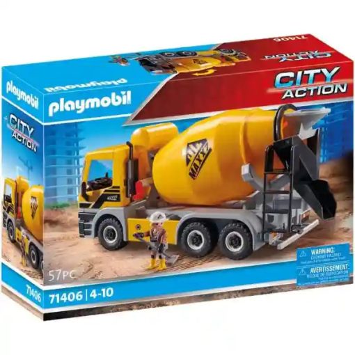 Playmobil 71406 Betonkeverő mixer teherautó