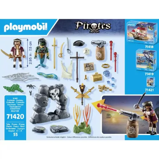 Playmobil 71420 Kristálykoponya-sziget