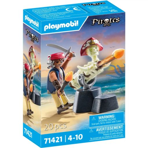 Playmobil 71421 Kalóz csontváz ágyúval