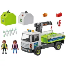 Playmobil 71431 Üveghulladék gyűjtő kukásautó