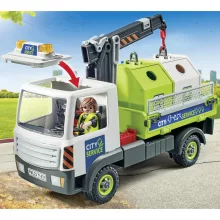 Playmobil 71431 Üveghulladék gyűjtő kukásautó