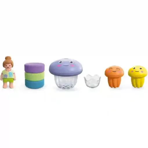 Playmobil 71439 Junior Aqua Tinti - Színes medúza család fürdőjáték