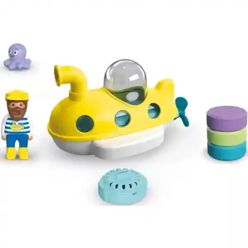 Playmobil 71440 Junior Aqua Tinti - Színes tengeralattjáró fürdőjáték