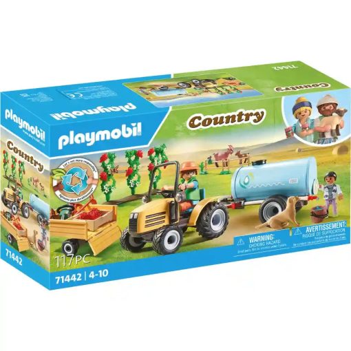 Playmobil 71442 Traktor utánfutóval és víztartállyal